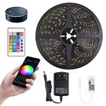 Miheal Led Light Strip,WiFi Wireless Smart Phone Controlled Strip Light Kit 32.8ft 300leds 5050 Waterproof IP65 LED Lights,Working with Android and iOS System,Alexa …