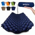 POWERLIX Camping Mat Inflatable Ultralight Sleeping Mat - Compact & Lightweight Camping Mattress for Backpacking, Hiking,Outdoor - Airpad,Inflating Bag, Carry Bag, Repair Kit, 74.8 x 22.8 inches