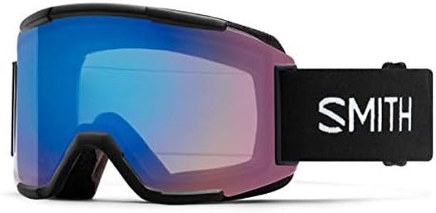 Smith Black ChromaPop Storm Rose Flash Yellow SQUAD Snow Goggles