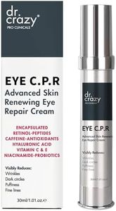 Dr. Crazy Eye C.P.R | Daily Caffeine & Retinol Under Eye Cream | All in One | Wrinkles & Fine Lines | Firming, Dark Circles, Puffiness | Complex Anti Aging Formula | 30ml