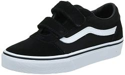 Vans Unisex Kids Td Ward V Sneaker, Black Suede Canvas Black White Iju, 9 UK Child