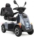 Ecomobi All-Terrain Heavy Duty Mobility Scooter for Seniors & Adults, 1000W Powerful Motor, 550 lbs Weight Capacity, 32 Mile Extended Range, 9 MPH, 13” Pneumatic Tires, Full Suspension, FDA Cleared