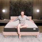 Nilkamal SLEEP Lite Dual Comfort 4 Inch Mattress | 10 Year Warranty | Reversible Design | Soft & Firm Sides | Superior HD Foam | Breathable Knitted Fabric | Bed Mattress | Double Size (72 x 48 x 4)