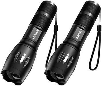 Beike Flashlights, 2-Pack High Lumens Tactical Flashlights, Super Bright LED Flashlights, Small Portable Flash Lights, Powerful Handheld Flashlights for Emergencies, Camping, Travel, Hiking, Car, Home