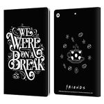 Head Case Designs Officially Licensed Friends TV Show We Were On A Break Key Art Leather Book Wallet Case Cover Compatible With Apple iPad 10.2 2019/2020/2021