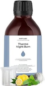 Quemagrasas Potente para Adelgazar Night Burn 10-en-1, Pastillas para Adelgazar Muy Rapido en Jarabe, Ayuda a dormir y recuperarte más rápido & Termogenico, Fórmula 10-en-1, SIN CAFEINA & 100% Natural