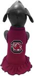 NCAA South Carolina Fighting Gamecocks Cheerleader Dog Dress (Team Color, Small)