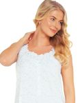 Suzy & Me Ladies 100% Cotton Jersey Strappy Nightdress (MINT 10-12)