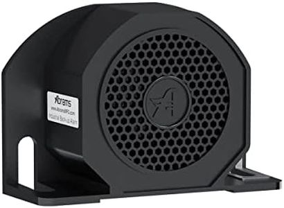 Abrams Industrial Heavy Duty Commercial Grade Back-Up Alarm - 102 Decibel - 12-80 Volt - Beep Beep Work Truck, Car Van Alarm