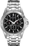 Bulova Classic Multi-Function Men's Watch, Stainless Steel , Silver-Tone (Model: 96C107)