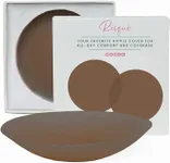 Nipple Coverings Reusable | Nipple Covers Silicone Adhesive Pasties for Women, Complete with a Travel Box for Convenience (Caramel