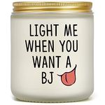 Gifts for Him - Light Me When You Want A BJ Candle, Funny Birthday Gifts for Men Naughty Valentines Day Engagement Anniversary Christmas Gifts for Husband Boyfriend Fiance Guy