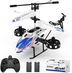 DEERC Remote Control Helicopter, 4.5CH Lateral Drift RC Helicopters W/Light, 22 Min Play, Altitude Hold, Gyroscope, 2.4GHz Toy for Beginner Boys Girls