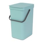 Brabantia 'Sort & Go' Waste Bin, Mint, 12 litre