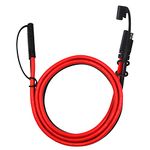 KUNCAN 3FT Sae to Sae Extension Cable DC Power Heavy Duty 12AWG 2 Pin Quick Disconnect Wire Harness with Waterproof Cover…