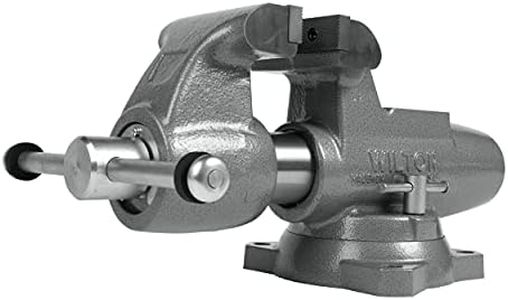 Wilton Machinist Bench Vise, 5" Jaw Width, 8" Jaw Opening, 4-1/4" Throat (Model 500S)