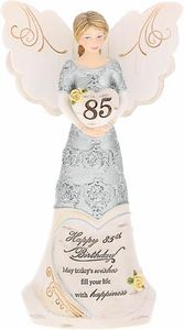 Pavilion Gift Company 82416 Elements Angels - Happy 70th Birthday May Today's Wishes Fill Your Life with Happiness 6" Angel Figurine