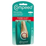 Compeed On Toes Blister Plasters, 8 Hydrocolloid Plasters, Foot Treatment, Heal fast, Dimensions: 1.7 cm x 5.1 cm, 8 Count (Pack of 1)