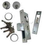 Storefront Door Mortise Lock Bolt Deadbolt w/ 2 Cylinders Adams Rite Cam SC1-TT