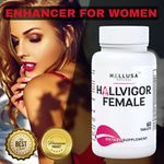 HALLVIGOR Female - Increases Desire in WOMEN - Orgasms - Estrogens - 60 Cap