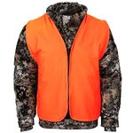 Klarny Outdoors Blaze Orange Deer Hunting Waterproof Safety Vest for Men Women & Kids (Blaze Orange XL)