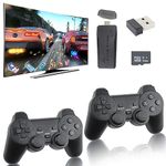Retro Play, Wireless Retro Game Console with Built-in 9 Emulators, 20,000+ Games, 4k Hdmi Output, and 2.4GHz Wireless Controller, Plug and Play Video Games for Tv…