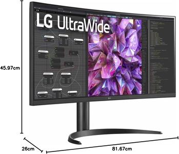 LG 34" UltraWide Curved Monitor – WQHD IPS Display