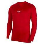 NIKE Men's M Nk Dry Park 1stlyr Jsy Long Sleeved T shirt, University Red/(White), S UK