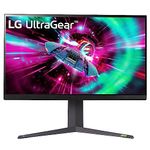 LG UltraGear 4K Gaming Monitor 32GR93U, 31.5 inch, 4K, 144Hz, 1ms GtG, IPS Display, HDR 10, NVIDIA G-Sync & AMD FreeSync compatible, Smart Energy Saving, Displayport, HDMI