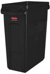 Rubbermaid Slim Jim Rubbish Bin, 60L, Black