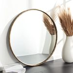 SAFAVIEH Couture Collection Renee Brass 42-inch Round Metal Accent Mirrors