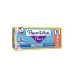 Papermate Flair Porous Point Stick Ballpoint Pen - Blue Body, Blue Ink