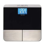 Taylor Precision Products Taylor Body Composition Scale Measuring Body Fat, Body Water, Muscle Mass and Bmi, Black