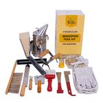 Beekeeping Supplies Bee Supplies Beekeeping Tool,Bee Smoker Starter Kit, 17 Pcs Beekeeping Tools Bee Keeping Supplies-All Beginners Kit for Beginner and Professinal Beekeepers.