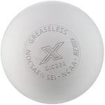 PEARL X Greaseless Lacrosse Balls by Guardian Innovations, 10 Pack, White - Official Ball of NCAA Championships - Meets NOCSAE Standards and SEI/NCAA Certified