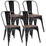 Shahoo Metal Dining Chairs Classic 