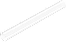 uxcell Clear Rigid Tubing 47mm(1.85'') ID x 50mm(1.97'') OD x 2Ft Length Round Plastic Polycarbonate Tube