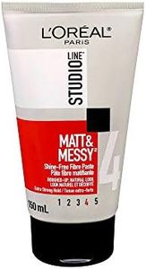 L’Oréal Paris Studio Line Matt & Messy Shine-Free Paste, Extra Strong Hold, Matt Finish, 150ml