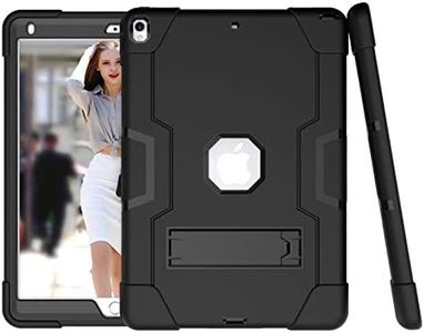 HyFone Funda para iPad Air 3 2019 & iPad Pro 10.5" - Robusto Anti Caída Duradero Resistente Protector de Cuerpo Completo Case Cover para iPad A2152 A2123 A2153 A1701 A1709 - [Negro/Negro]