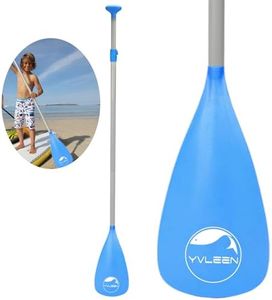 YVLEEN Kids SUP Paddle - 3 Piece Adjustable Stand Up Paddle Board Paddles - Durable, Lightweight & Floating Paddleboard Oar