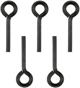 MEETOOT Hex Dogging Key 5pcs 7/32" Standard Hex Dogging Key with Full Loop Allen Wrench Door Key, Black