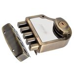 Elara Pentabolt BSK High-Security Lock, 20mm Thick Bolt, Double Action Knob, 29mm Brass Cylinder, 4 Brass Key Combinations, 10-Year Warranty