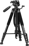 SKYCELL Tripod Stand for Mobile Phone and DSLR Camera for Best Video Recording Shoot 360 Rotaion 61 Inch (5 Feet) Suitable for iPhone