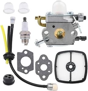 FitBest Carburetor with Fuel Line Kit Air Filter for C1U-K78 Echo PB200 PB-200 PB-201 PB201 ES-210 ES211 Zama A021000941 A021000942 Power Blower Shredder