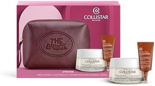 Collistar Cofanetto Attivi Puri Crema Vitamina C, Acido Ferulico 50ml, in Regalo Gocce Vitamina C, Alfa-Arbutina 5 ml, Attivi Puri Contorno Occhi Acido Ialuronico, Peptidi 5ml