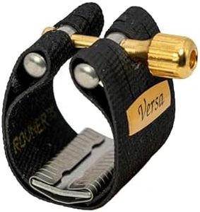 Rovner Ligature & Plastic Cap for Bass Clarinet - Versa Ligature for Hard Rubber Mouthpiece (V-3RL)