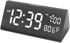 DreamSky Wooden Digital Alarm Clock