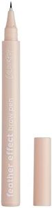 ColourPop Feather Effect Brow Pen - Eyebrow Pen with a Micro-Fine Tip & All Day Wear - Smudge-Free, Water-Resistant Formula for Fuller, Natural-Looking Brows - Black Brown (0.03 oz)