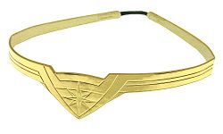 bioworld DC Comics Wonder Woman Gold Tiara Movie Superhero Costume Cosplay Stretch Band