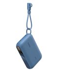 Belkin Portable Charger, USB-C Power Bank 10K 10,000mAh w/ 2 USB-C Ports, Slim, Display Shows Battery Level, 20W for iPhone 17, 16 Series, Samsung Galaxy S25, S24, Pixel 10, iPad, & More - Blue